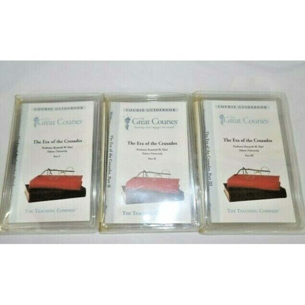 The Great Courses The Era of the Crusades Parts 1, 2, & 3 Guidebook and Discs